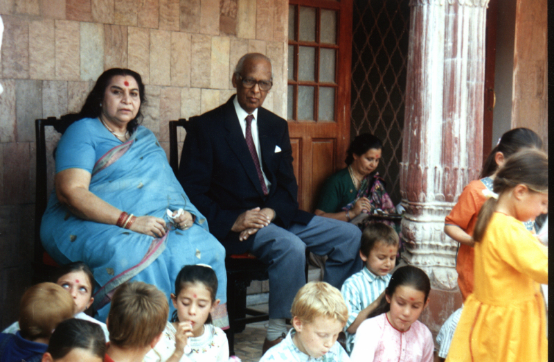 International Sahaja Public School student at Pratishthan India, 1990