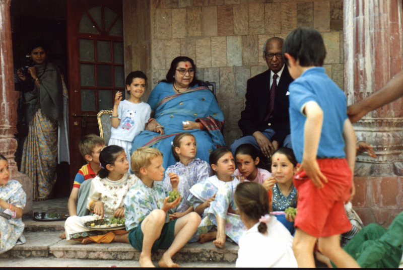 International Sahaja Public School student at Pratishthan India, 1990